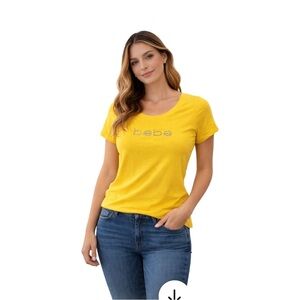 Bebe Vibrant Yellow Short‎ Sleeve Tee

*consignment listing